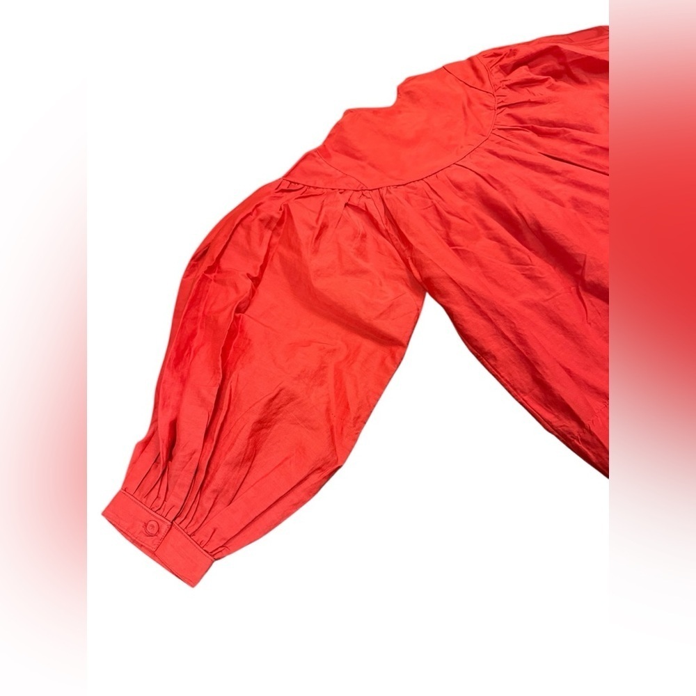 MIRTH OSLO BLOUSE IN RED Size Medium (I have matching pants, sold separately) - Picture 9 of 15